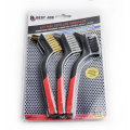 Hot selling design wire brush cleaning stainless steel brush wire mini detailing wire brush set